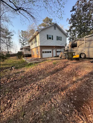 The same property cleared of items after the cleanout